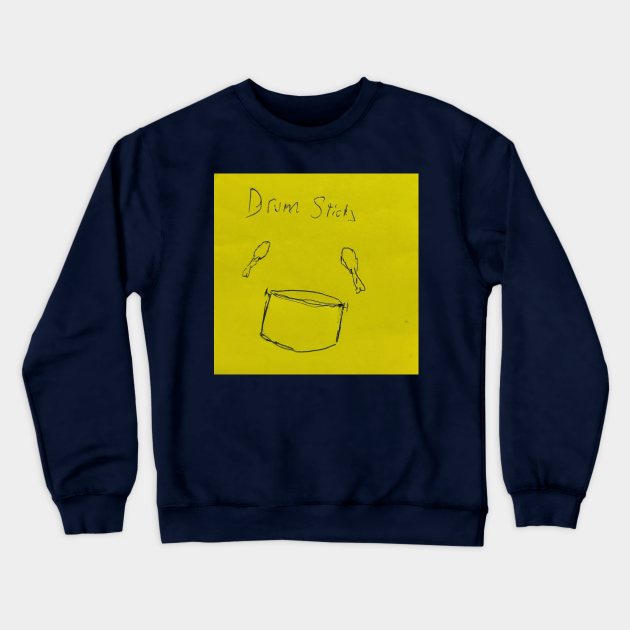 Drum Sticks Crewneck Sweatshirt by CINEMA 911